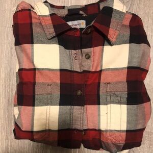 Women’s Carhartt Lined Plaid Shirt/XL